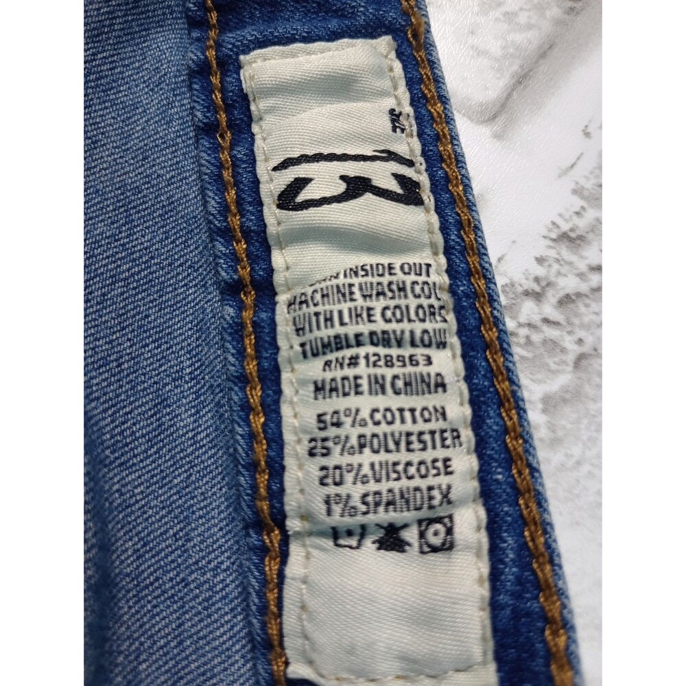 Indigo Rein Juniors Size 13 Distressed Denim Mini Skirt - Picture 8 of 9